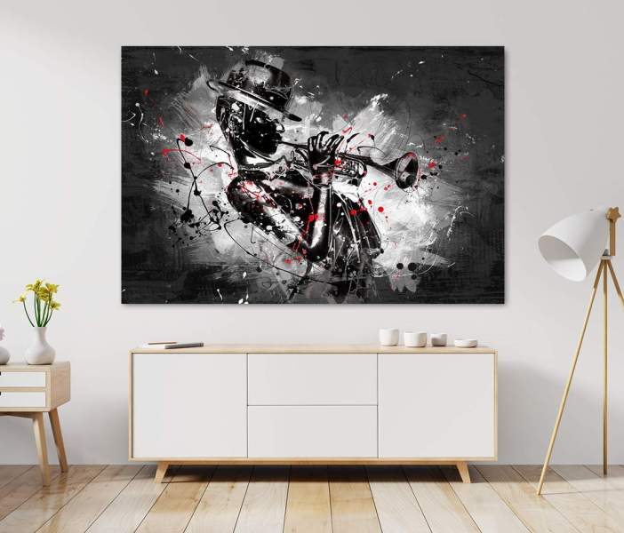 Leinwandbild-Jazz-Musik