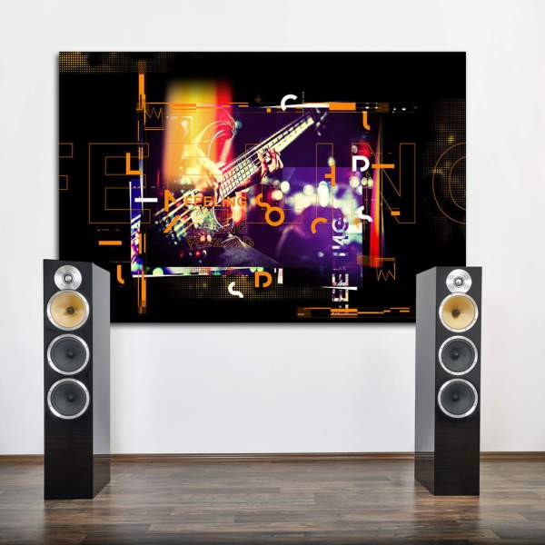 Leinwandbild-Gitarre-Wandbild