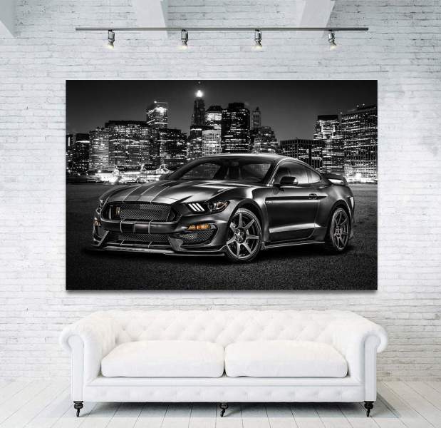Wandbild Ford Mustang von Roland Menzel