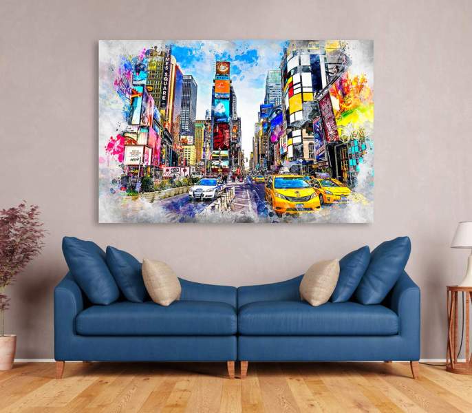 Leinwandbild-New-York-City von Ron Danell