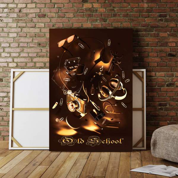 Leinwandbild-Vintage-Wandbild