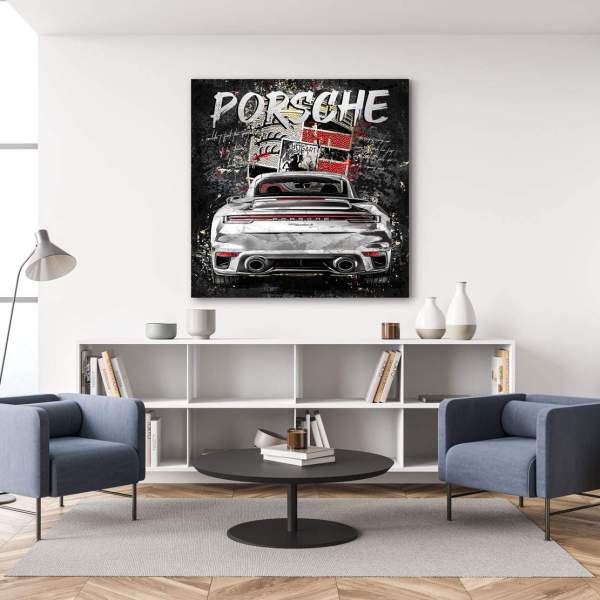 Porsche Wandbild Kunstgestalten24