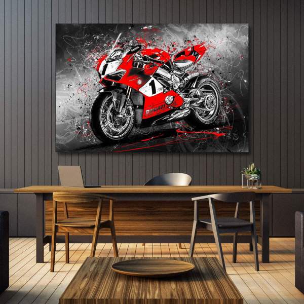 Wandbild Leinwandbild Ducati Panigale Aniversario