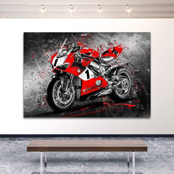 Wandbild Leinwandbild Ducati Panigale Aniversario