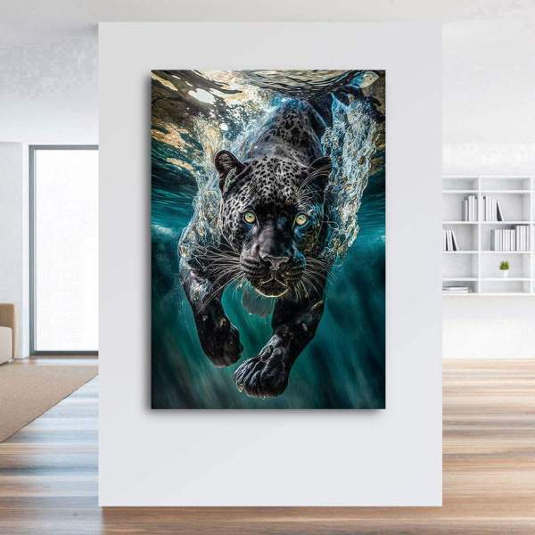 Tier Leinwandbild von Kunstgestalten24