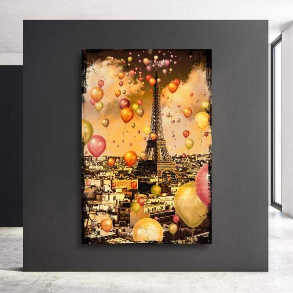 Leinwandbild-Paris-Wandbild von Ron Danell
