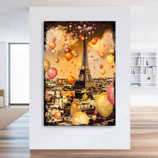 Leinwandbild-Paris-Wandbild von Ron Danell