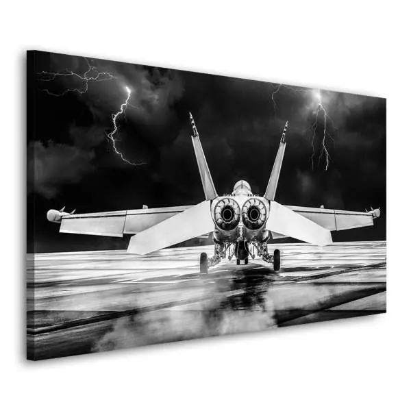 Wandbild Leinwandbild Kampfjet