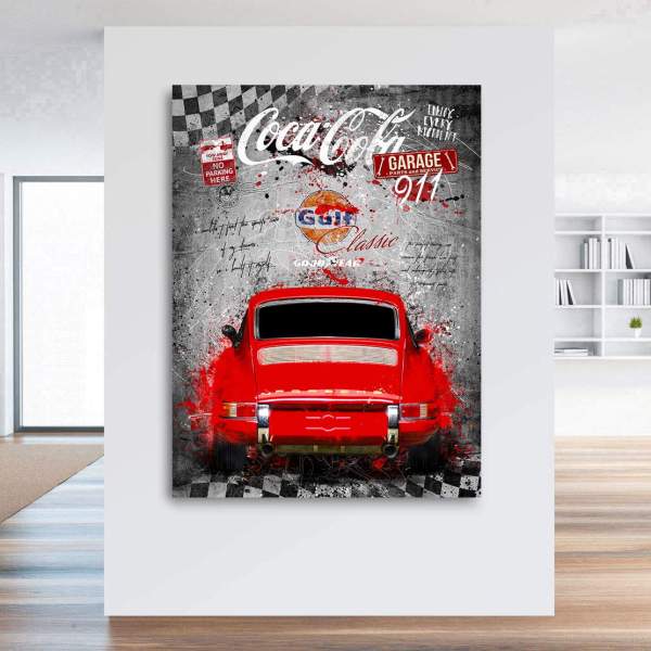 Porsche 911Wandbild Kunstgestalten24