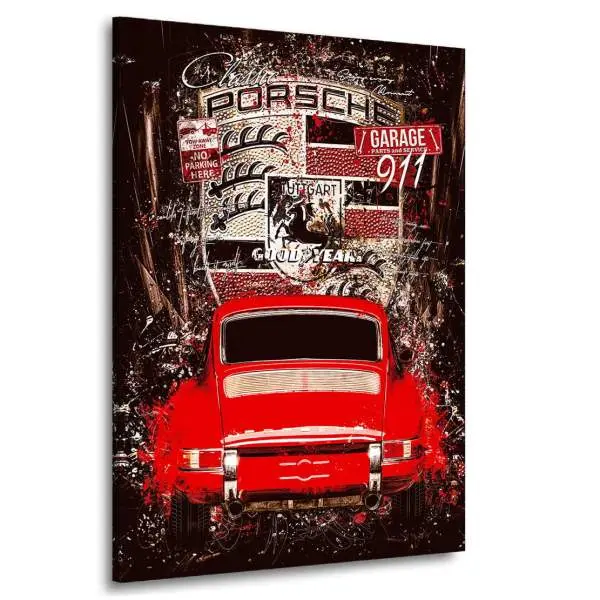 Porsche 911 Wandbild Kunstgestalten24