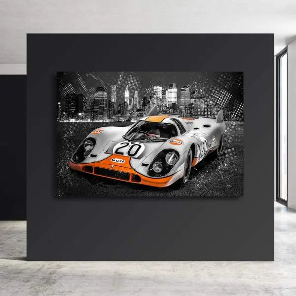 Porsche 917 Wandbild Kunstgestalten24