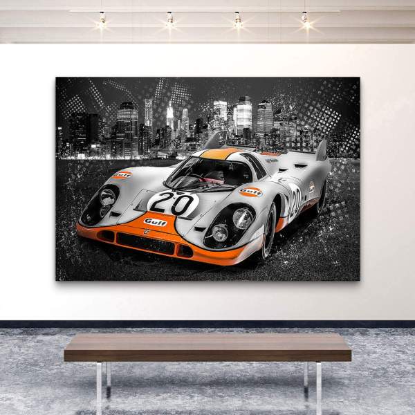Porsche 917 Wandbild Kunstgestalten24