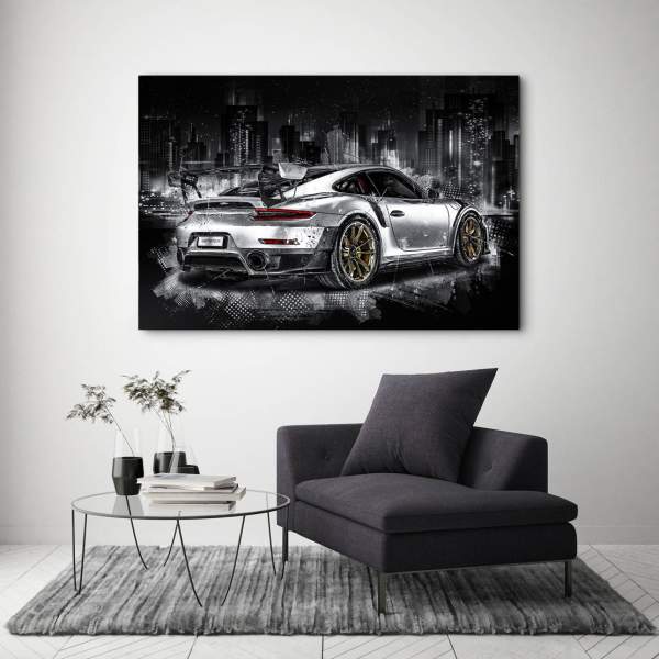 Porsche GT2 Leinwandbild