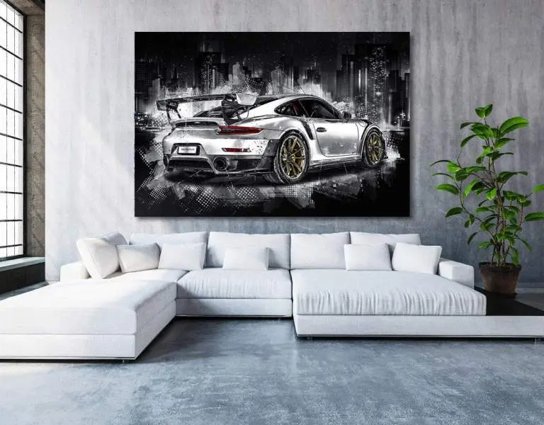 Porsche GT2 Leinwandbild
