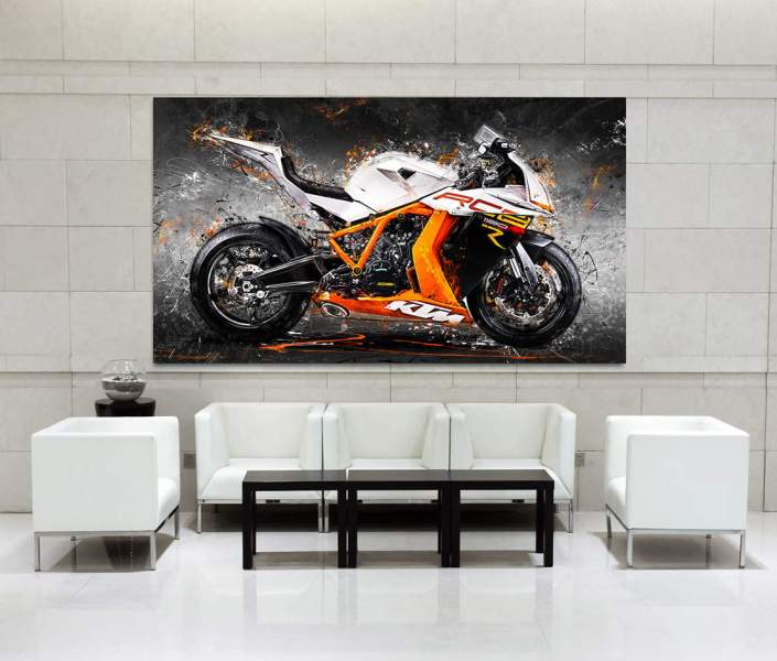 Acrylglasbildbild-KTM-RC8R