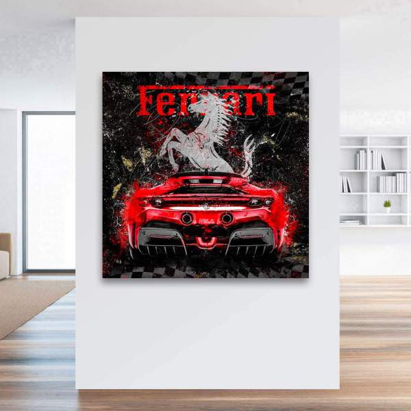 Leinwandbild Ferrari SF90