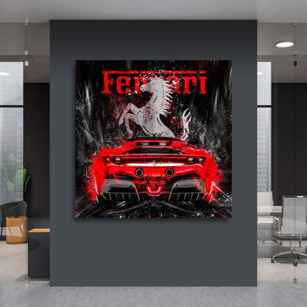 Auto Wandbild von Kunstgestalten24