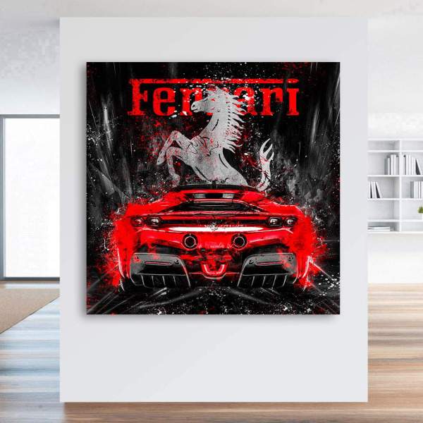 Auto Wandbild von Kunstgestalten24