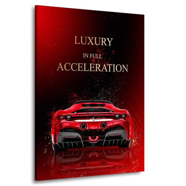 Ferrari Auto Wandbild Kunstgestalten24