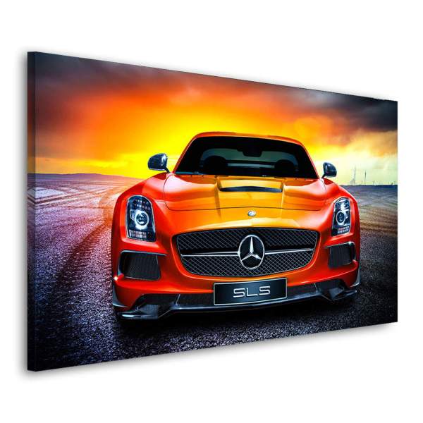 Mercedes-SLS-Leinwanddruck
