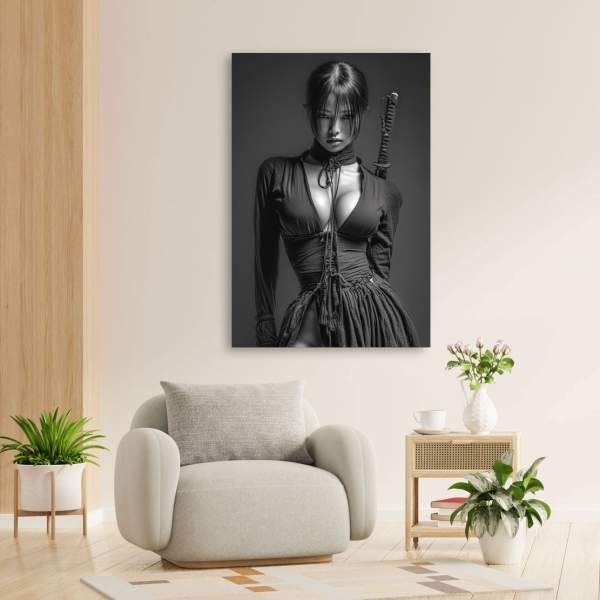 Samurai Wandbild Kunstgestalten24