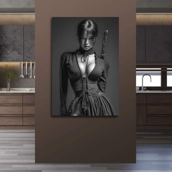 Samurai Wandbild Kunstgestalten24