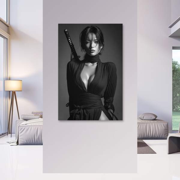 Samurai Wandbild Kunstgestalten24