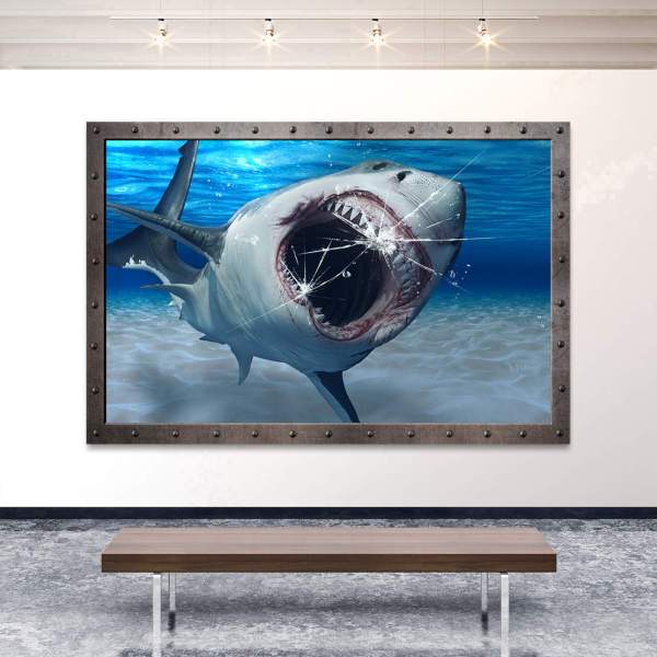 Leinwandbild-Hai-Aludibond