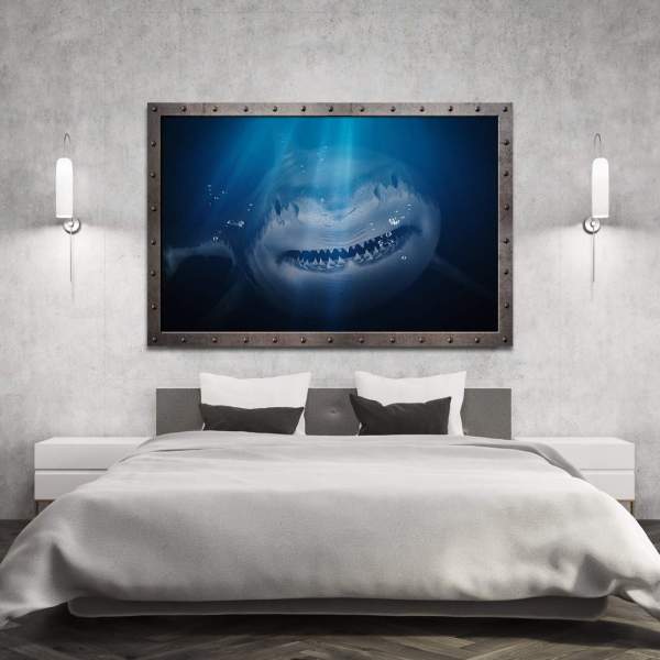Leinwandbild-Hai-Wandbilder
