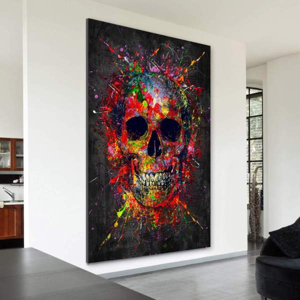 Acrylglasbild-Totenkopf-Wandbilder