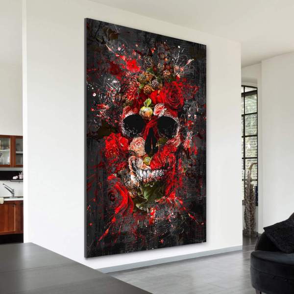 Leinwandbild-Totenkopf-Wandbilder