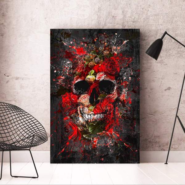 Leinwandbild-Totenkopf-Wandbilder
