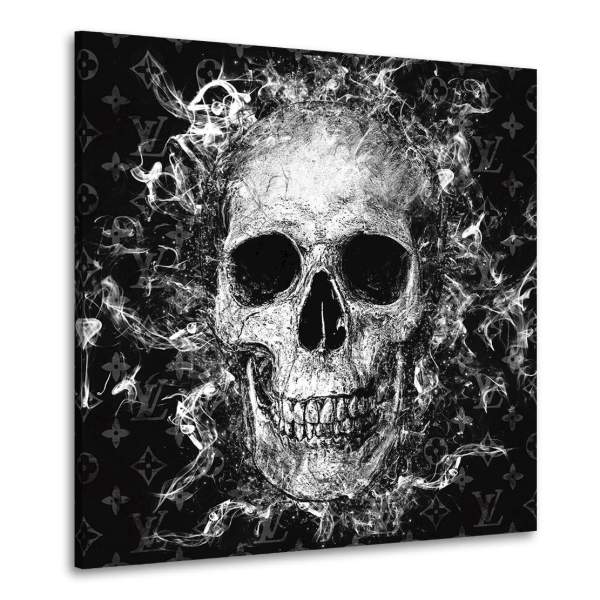 Totenkopf Wandbild von Kunstgestalten24