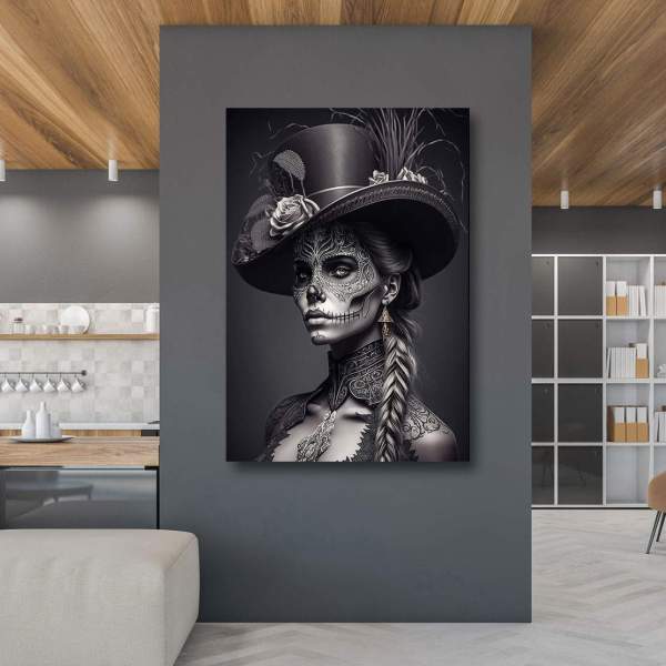 La Catrina Leinwandbild von Kunstgestalten24