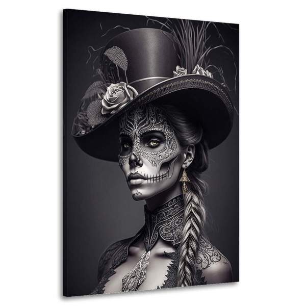 La Catrina Leinwandbild von Kunstgestalten24