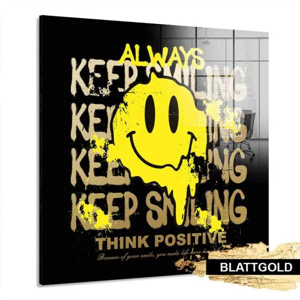 Blattgold Bild von Kunstgestalten24