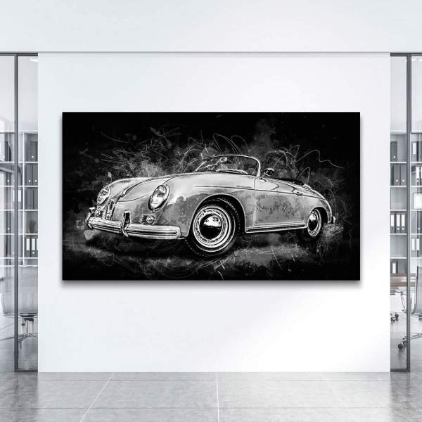 Wandbild Porsche Speedster Kunstgestalten24