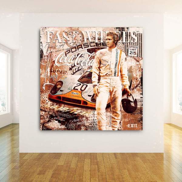 Porsche Wandbild Kunstgestalten24
