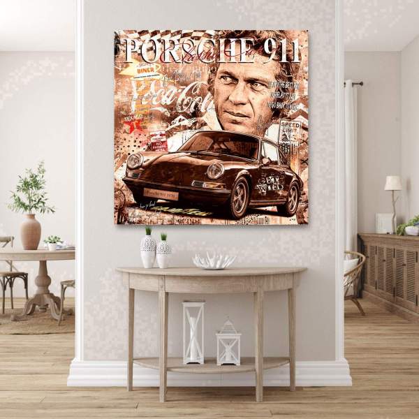 Porsche 911 Wandbild Kunstgestalten24