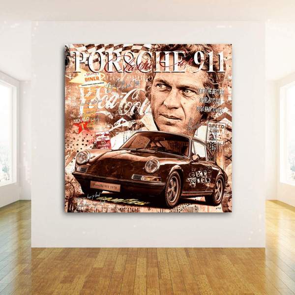 Porsche 911 Wandbild Kunstgestalten24