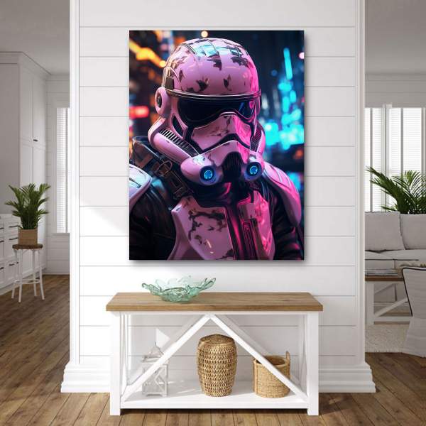 Stormtrooper Wandbild Kunstgestalten24