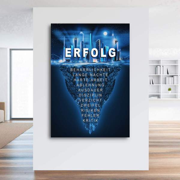 Motivations Wandbild von Kunstgestalten24