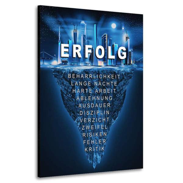 Motivations Wandbild von Kunstgestalten24