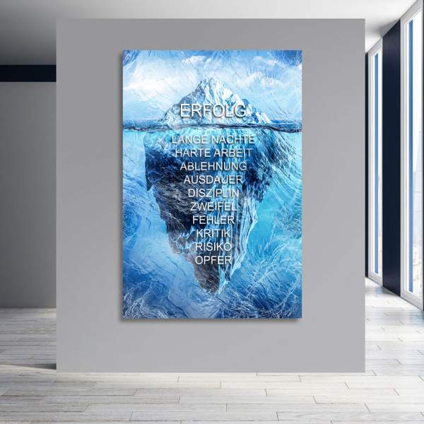 Motivations Wandbild von Kunstgestalten24