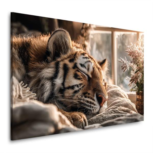 Tiger Wandbild von Kunstgestalten24