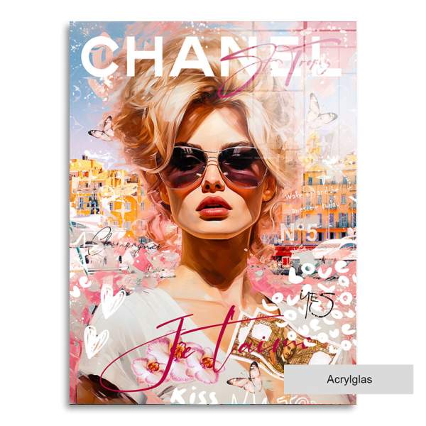 Pop Art Wandbild Kunstgestalten24