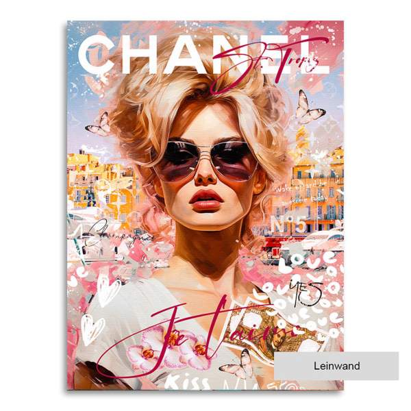 Pop Art Wandbild Kunstgestalten24