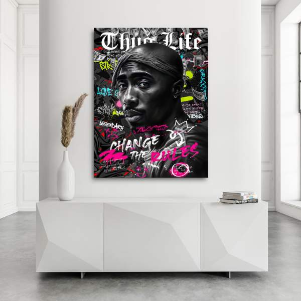 Tupac Wandbild Kunstgestalten24