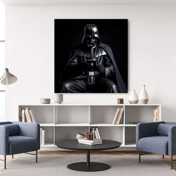 Darth Vader Wandbild von Kunstgestalten24