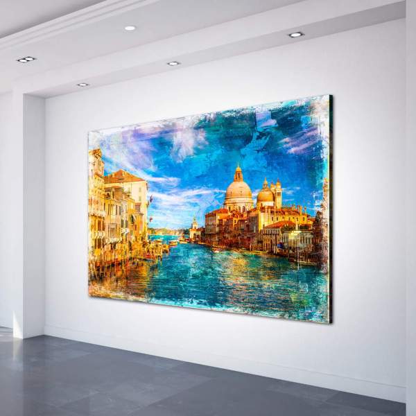 Wandbild Leinwandbild Venedig Sky